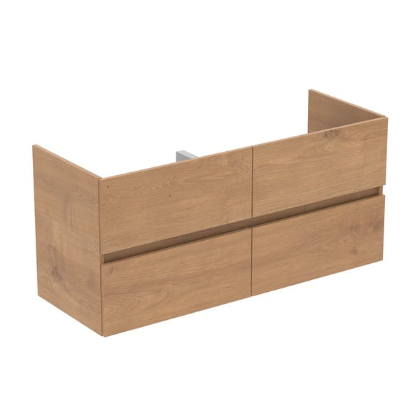 Natúr színű fali mosdó alatti szekrény tölgyfa dekorral 120x55 cm Eurovit+ – Ideal Standard-image-2