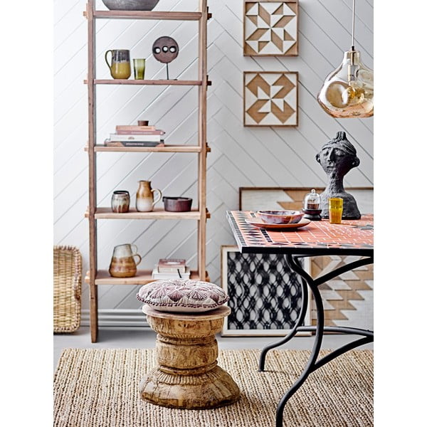 Barna függőlámpa üveg búrával ø 30 cm Azizi – Bloomingville-image-1