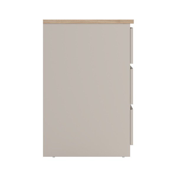 Krémszínű komód 77x76x50 cm Naia – Tvilum-image-4