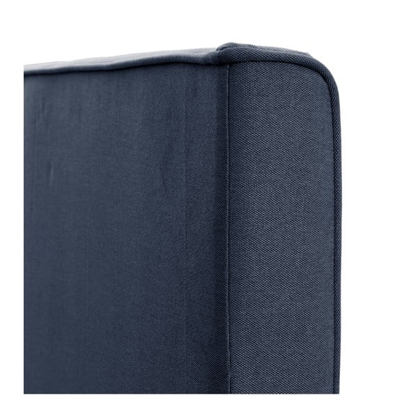 Kent kék ágy fekete lábakkal, 160 x 220 cm - Vivonita-image-1