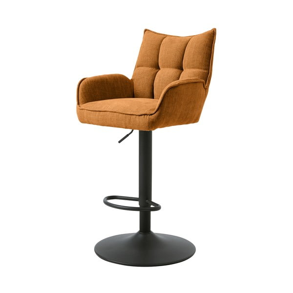 Narancssárga állítható magasságú bárszék szett 2 db-os Marilla – Unique Furniture