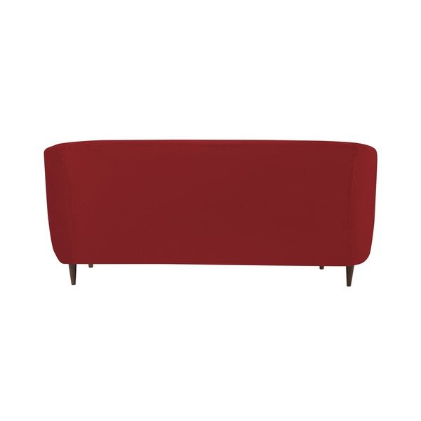 Glam piros bársonykanapé,175 cm - Kooko Home-image-1