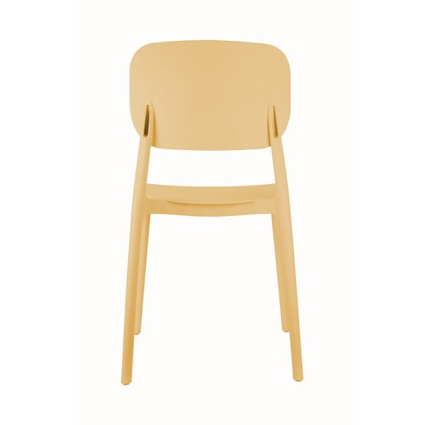 Sárga műanyag étkezőszék Cheer – Leitmotiv-image-2