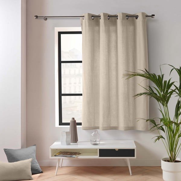 Krémszínű függöny 135x180 cm Twily – douceur d'intérieur-image-2