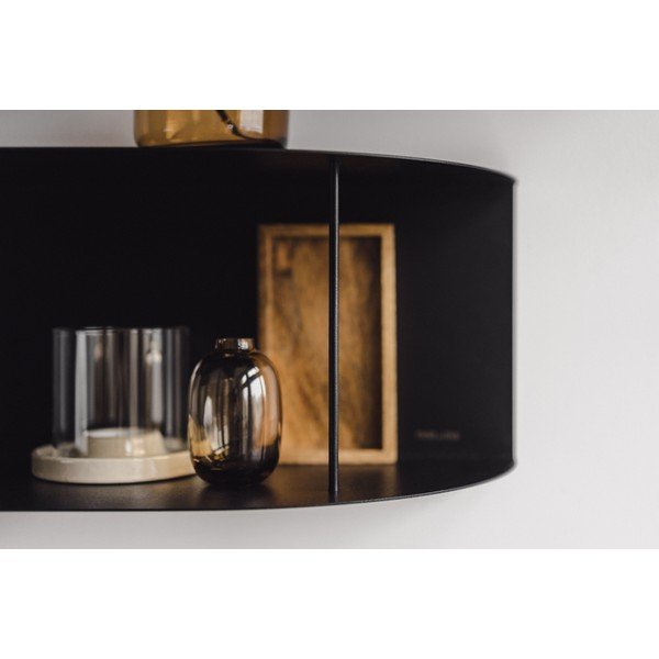 Sötétkék többszintes fém fali polc 60 cm Lina – noo.ma-image-3