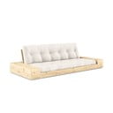 Krémszínű kinyitható kanapé 244 cm Base – Karup Design
