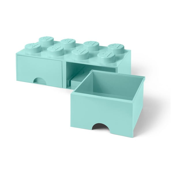 Mentolzöld 2 fiókos tárolódoboz - LEGO®-image-4