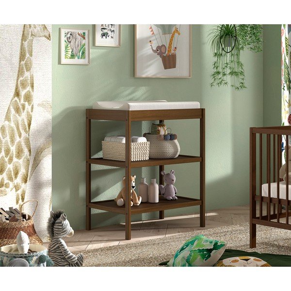 Barna bükkfa pelenkázó asztal Dino – Vipack-image-1