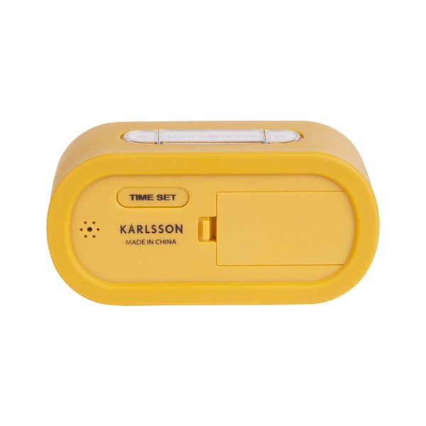 Gummy sárga gumírozott ébresztőóra - Karlsson-image-2