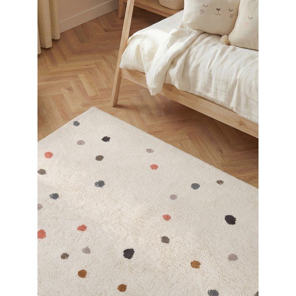 Krémszínű mosható-kézi szövésű pamut gyerek szőnyeg 140x200 cm Snuggle Pippo – Hanse Home-image-4