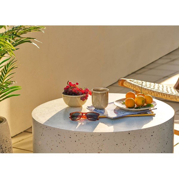 Szürkésbézs kőedény tányér készlet 4 db-os ø 21 cm Viola – House Nordic-image-3