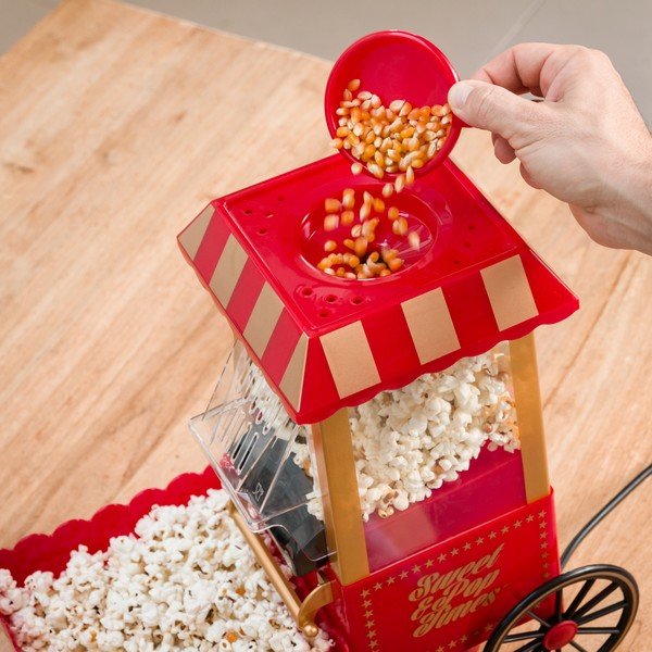 Popcorn Maker piros pattogatott kukorica készítő - InnovaGoods-image-1