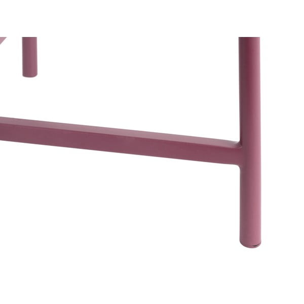 Mályvaszínű fém kerek dohányzóasztal ø 50 cm Meseta  – Leitmotiv-image-3