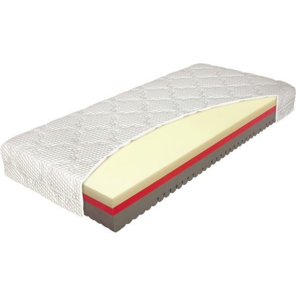 Közepes keménységű/puha kétoldalas hab matrac 80x200 cm Comfort - Materasso-image-1