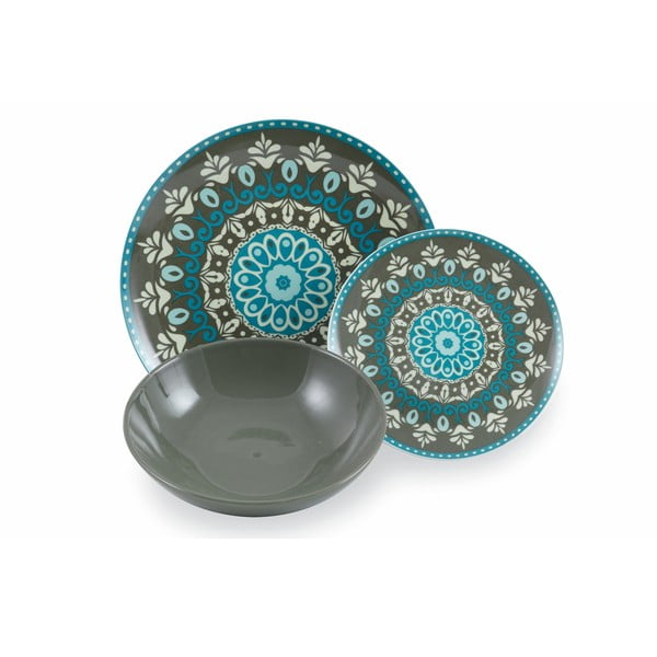 Porcelán-agyagkerámia étkészlet 18 db-os Cala Jondal – VDE Tivoli 1996-image-4