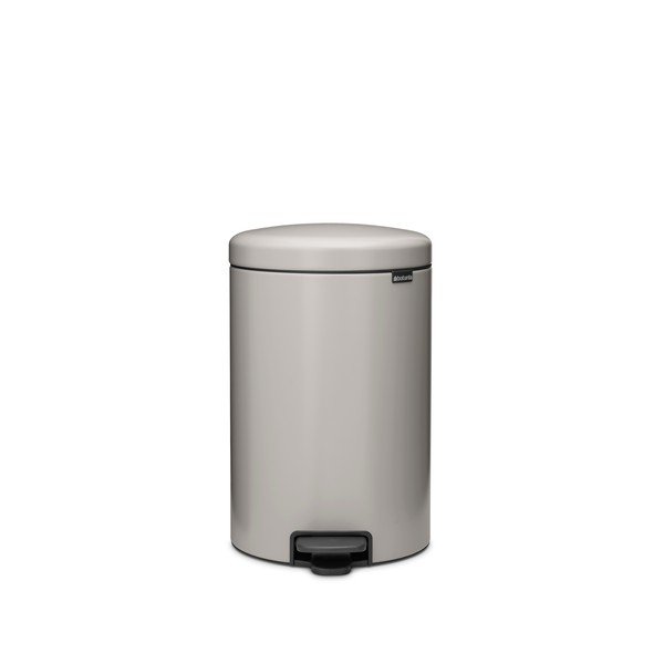 Világosszürke acél pedálos szemetes 20 l NewIcon – Brabantia