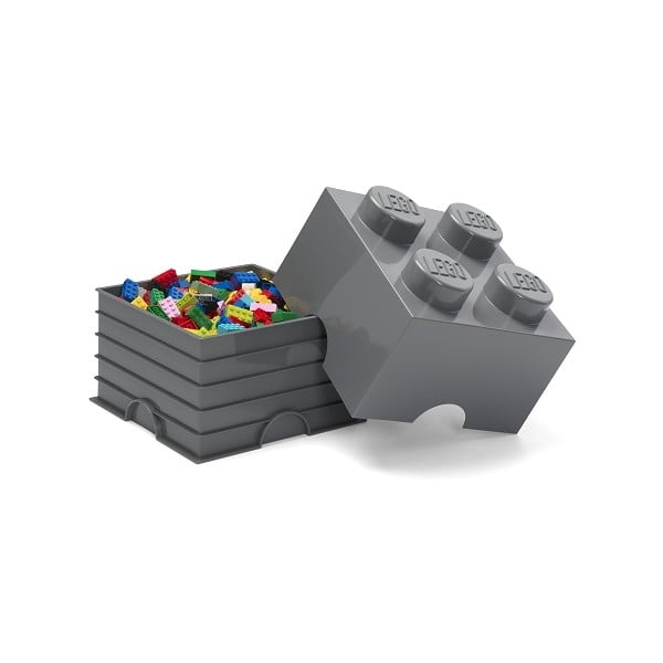 Square sötétszürke tárolódoboz - LEGO®-image-3
