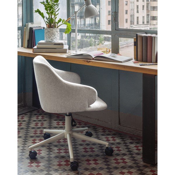 Einara világosszürke irodai szék - Kave Home-image-1