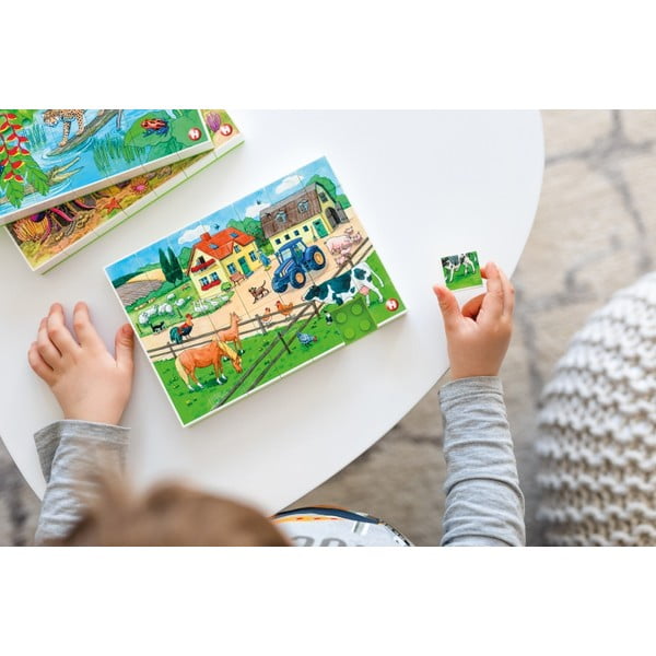 Élet a farmon puzzle gyerekekek - Hubelino-image-1