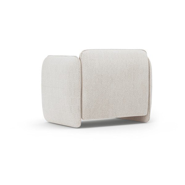 Krémszínű zsenília fotel Georgia – Micadoni -image-3