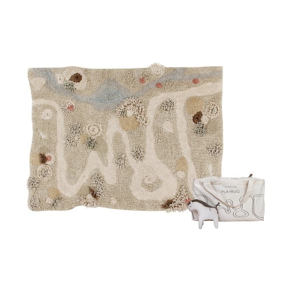 Bézs pamut gyerek játszószőnyeg 120x160 cm Path of Nature – Lorena Canals-image-3