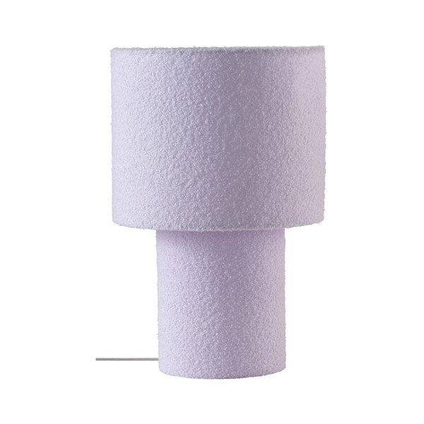 Levendula színű textil asztali lámpa (magasság 44 cm) Aubra – Jotex