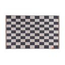 Antracitszürke-bézs bio pamut fürdőszobai kilépő zuhanyfülkéhez 50x80 cm Retro – Mette Ditmer Denmark