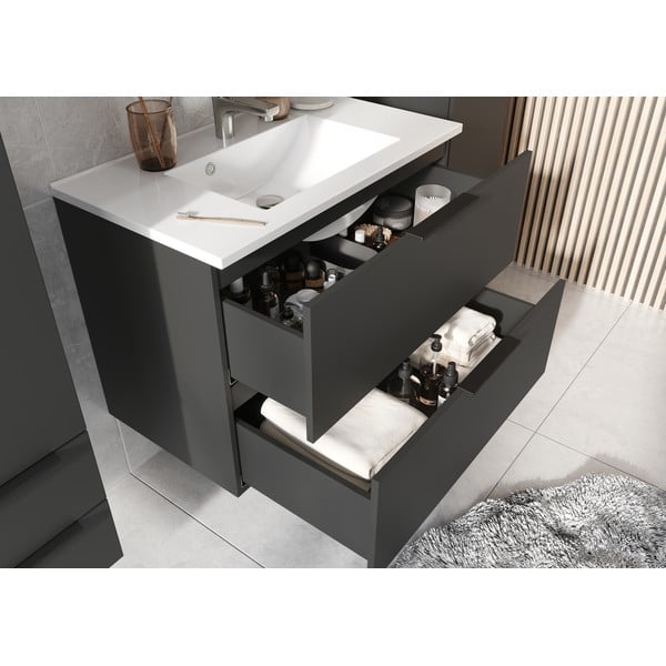 Antracitszürke fürdőszobai bútor szett Crandon – Germania-image-1