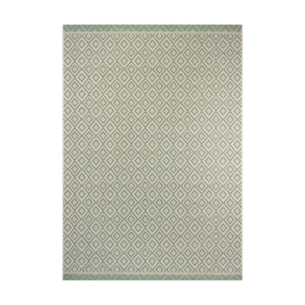 Porto zöld-bézs kültéri szőnyeg, 180x280 cm - Ragami