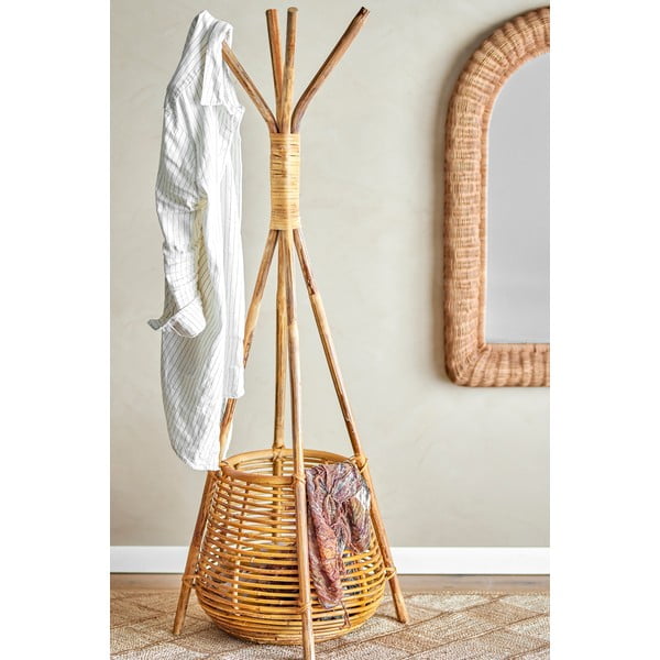 Natúr színű rattan fogas Salerno – Bloomingville-image-1