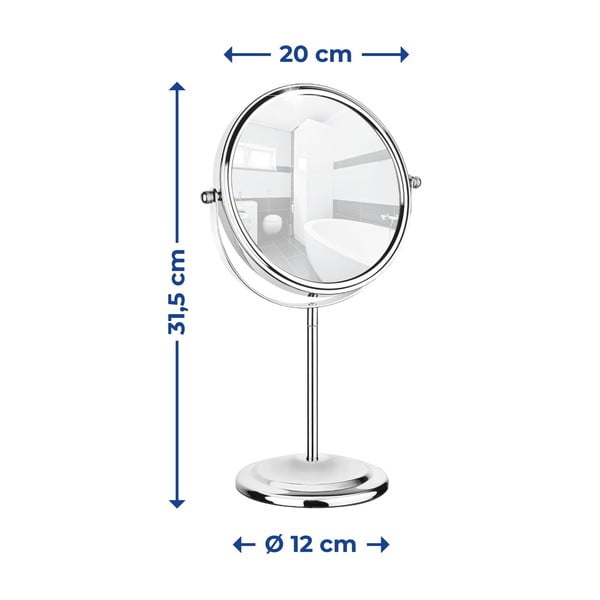 Kozmetikai nagyítós tükör (hétszeres) ø 15 cm – Maximex-image-1