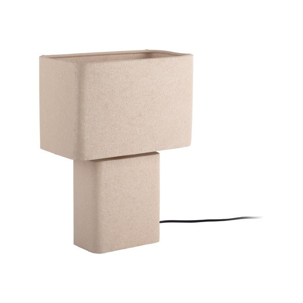 Bézs fém asztali lámpa (magasság 33 cm) Boaz Recto – Leitmotiv