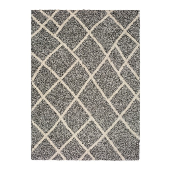 Kasbah Dice szürke szőnyeg, 160 x 230 cm - Universal