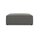 Szürke bársony lábtartó Jodie – Micadoni Home