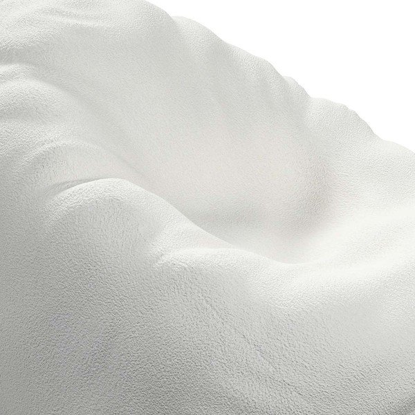 Fehér babzsákfotel Boucle - Yellow Tipi-image-1