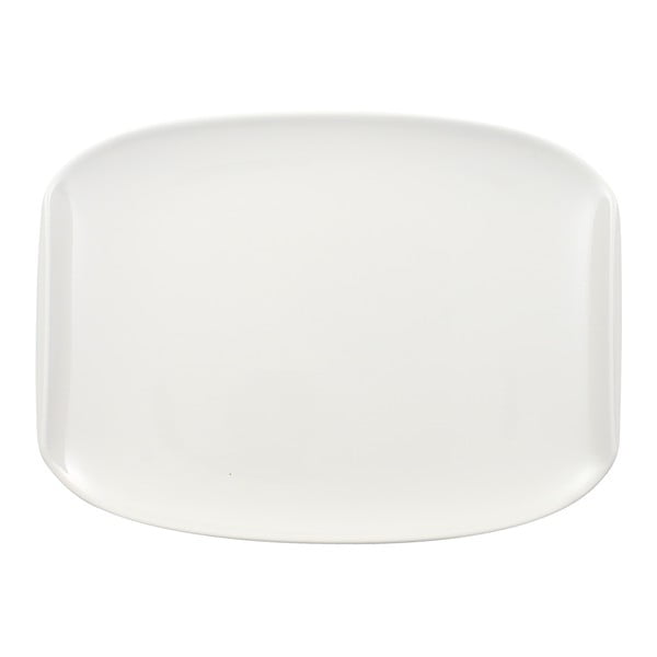 Urban Nature fehér szögletes porcelán tányér, 27 x 20 cm - Villeroy & Boch