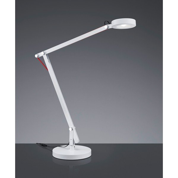Fehér LED asztali lámpa hajlítható szerkezettel (magasság 90 cm) Amsterdam – Trio-image-1