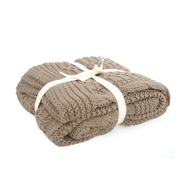 Teto világosbarna ágytakaró, 170 x 130 cm - Homemania Decor-image-1