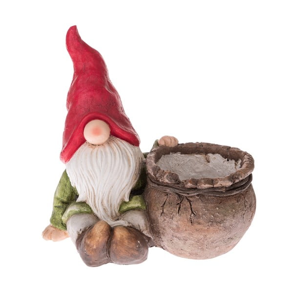 Gnome kerámia kaspó, magasság 36 cm - Dakls
