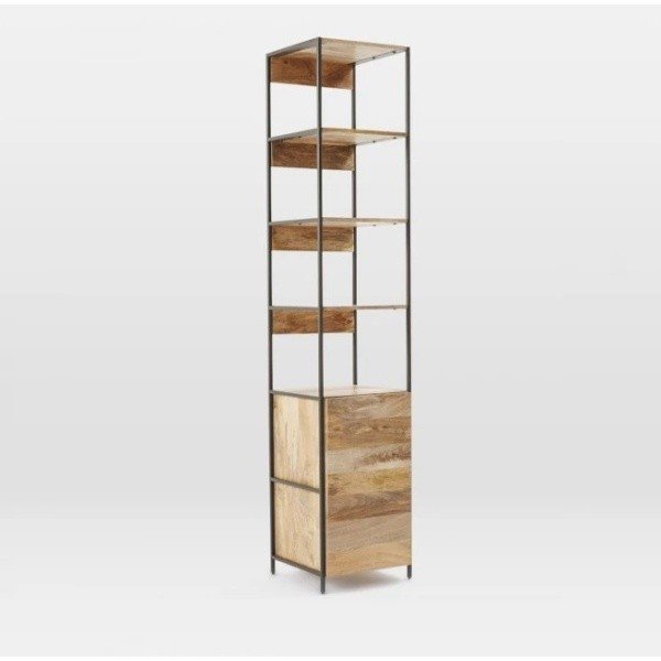 Jenny tömör mangófa könyvespolc, szélesség 45 cm - Massive Home-image-3