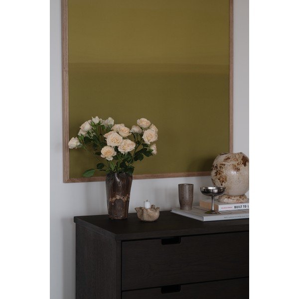 Sötét natúr színű tölgyfa komód 75x85x38 cm Garrison – Rowico-image-3