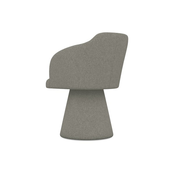 Szürke kárpitozott étkezőfotel Kanoa – Makamii-image-3