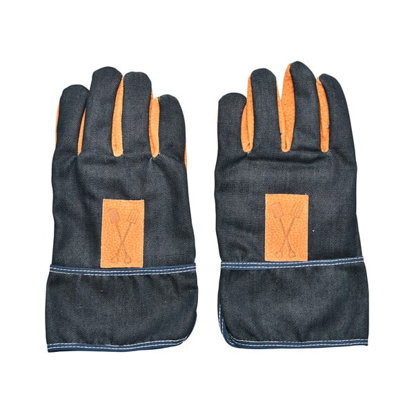 Denim kék-narancssárga kerti kesztyű - Esschert Design-image-2