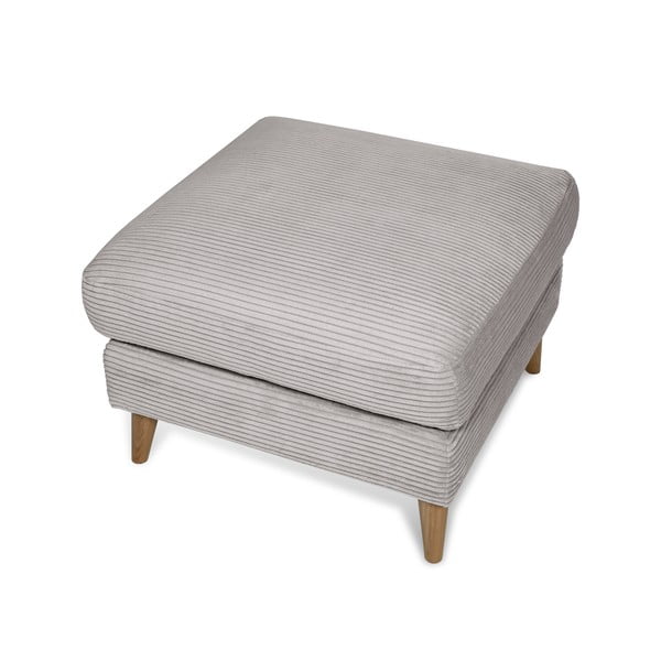 Világosszürke kordbársony lábtartó Paris – Scandic-image-3