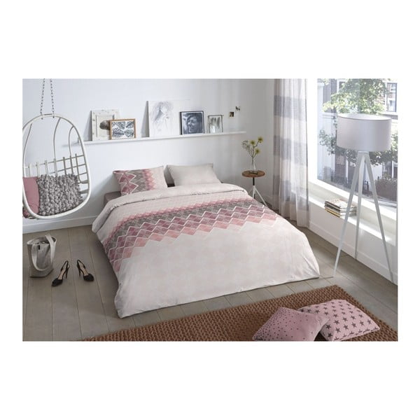 Abigale Bordeaux kétszemélyes pamut ágyneműhuzat garnitúra, 200 x 200 cm - Good Morning-image-1