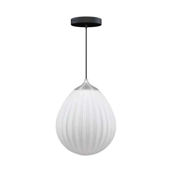 Fehér-ezüstszínű lámpabúra ø 27 cm Around the World Medium – UMAGE-image-4