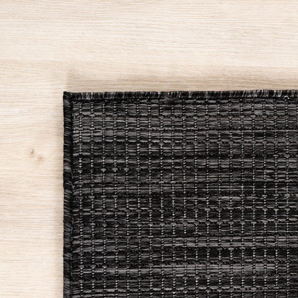 Fekete kerek kültéri-beltéri szőnyeg ø 80 cm Mira 1450 – Ayyildiz Carpets-image-2