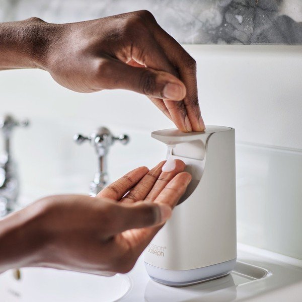 Bézs műanyag szappanadagoló 350 ml Slim – Joseph Joseph-image-1