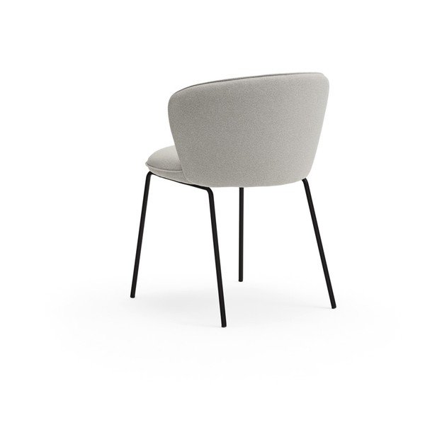 Világosszürke kárpitozott étkezőfotel szett 2 db-os Add – Teulat-image-4