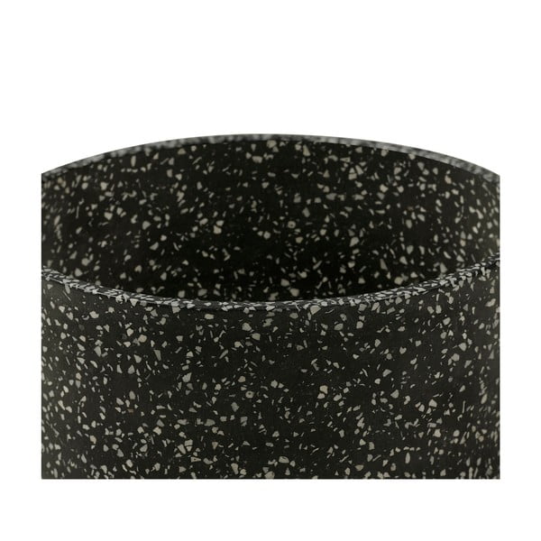 Terrazzo 2 db sötétszürke virágcserép - Bonami Selection-image-1